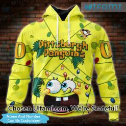 Custom Womens Penguins Shirt 3D SpongeBob Pittsburgh Penguins Gift -  Personalized Gifts: Family, Sports, Occasions, Trending