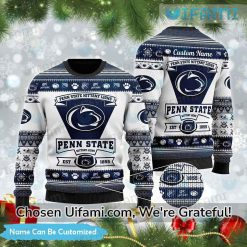 Custom Penn State Ugly Christmas Sweater Unique Penn State Gifts