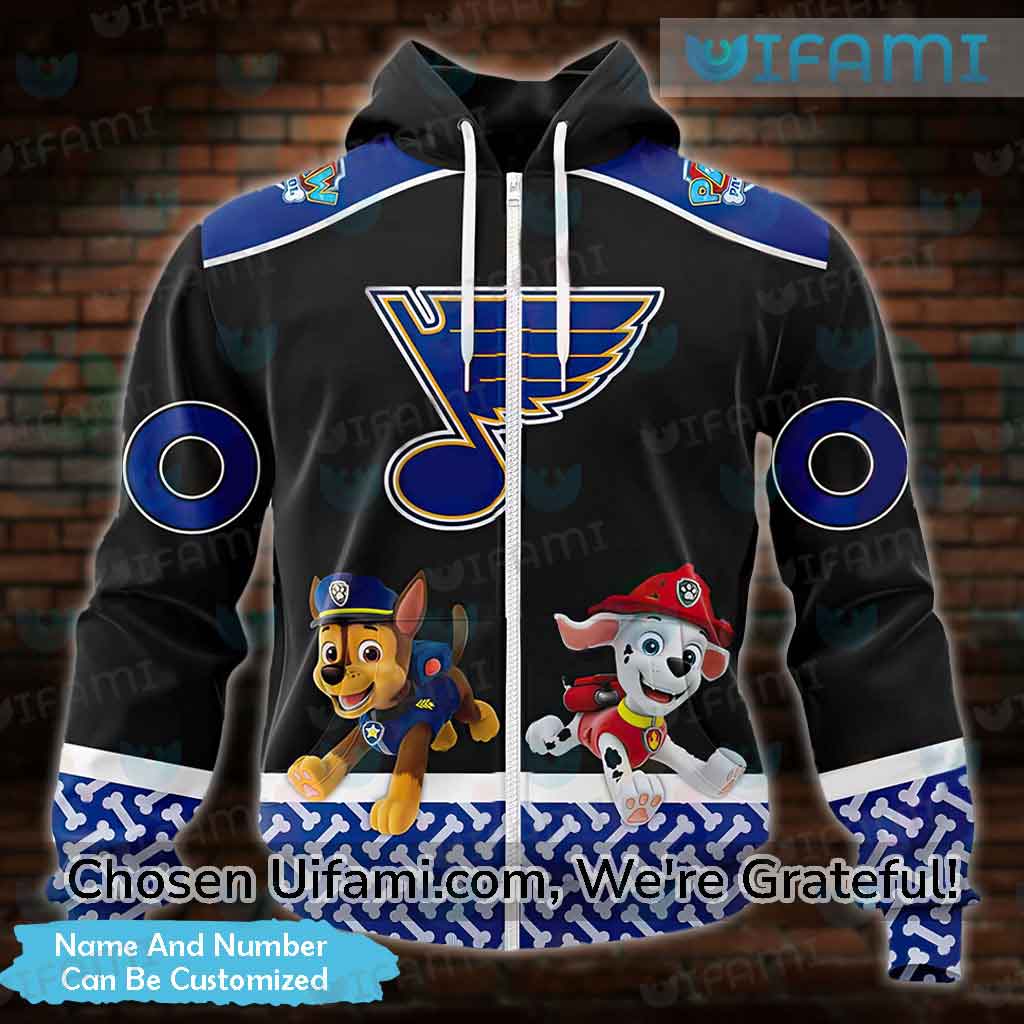 Custom ST Louis Blues Hockey Hoodie 3D Paw Patrol Gift - Personalized  Gifts: Family, Sports, Occasions, Trending