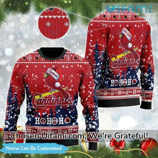 Custom STL Cardinals Ugly Sweater Cool St Louis Cardinals Christmas Gifts