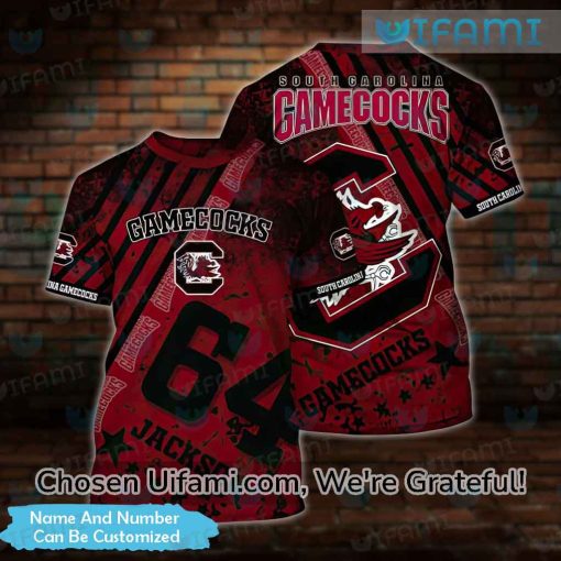 Custom South Carolina Gamecocks Shirt 3D Adorable Gamecocks Gift