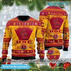 Custom USC Trojans Sweater Excellent Gifts For USC Fans