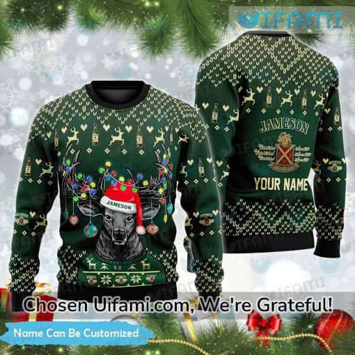 Custom Ugly Christmas Sweater Jameson Last Minute Jameson Gift