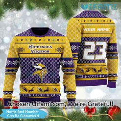 Custom Vikings Sweater Radiant Gucci Minnesota Vikings Gifts For Him
