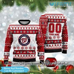 Custom Washington Nationals Christmas Sweater Radiant NATS Gifts