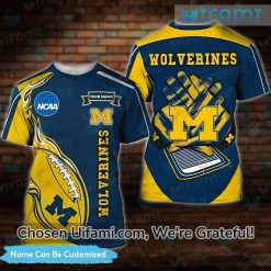 Custom Wolverines Shirt 3D Affordable Michigan Wolverine Gift Ideas