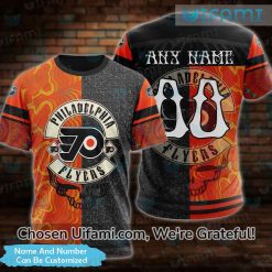 Custom Womens Flyers Shirt 3D Grateful Dead Philadelphia Flyers Gift