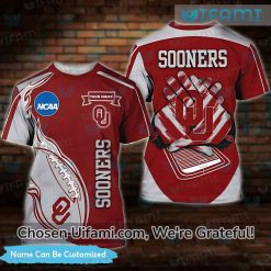 Custom Womens OU Shirt 3D Discount Oklahoma Sooners Personalized Gifts