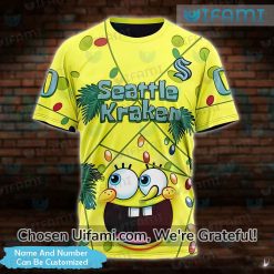 Custom Youth Seattle Kraken Shirt 3D Spongebob Gift