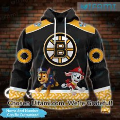 Customized Bruins Bear Hoodie 3D Paw Patrol Gift Best selling