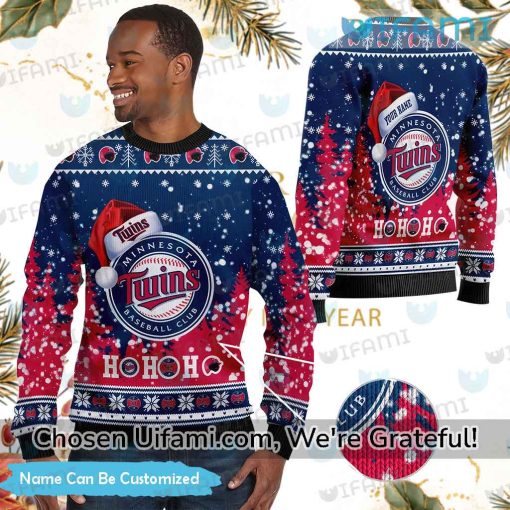 Customized Twins Ugly Sweater Discount Minnesota Twins Gift