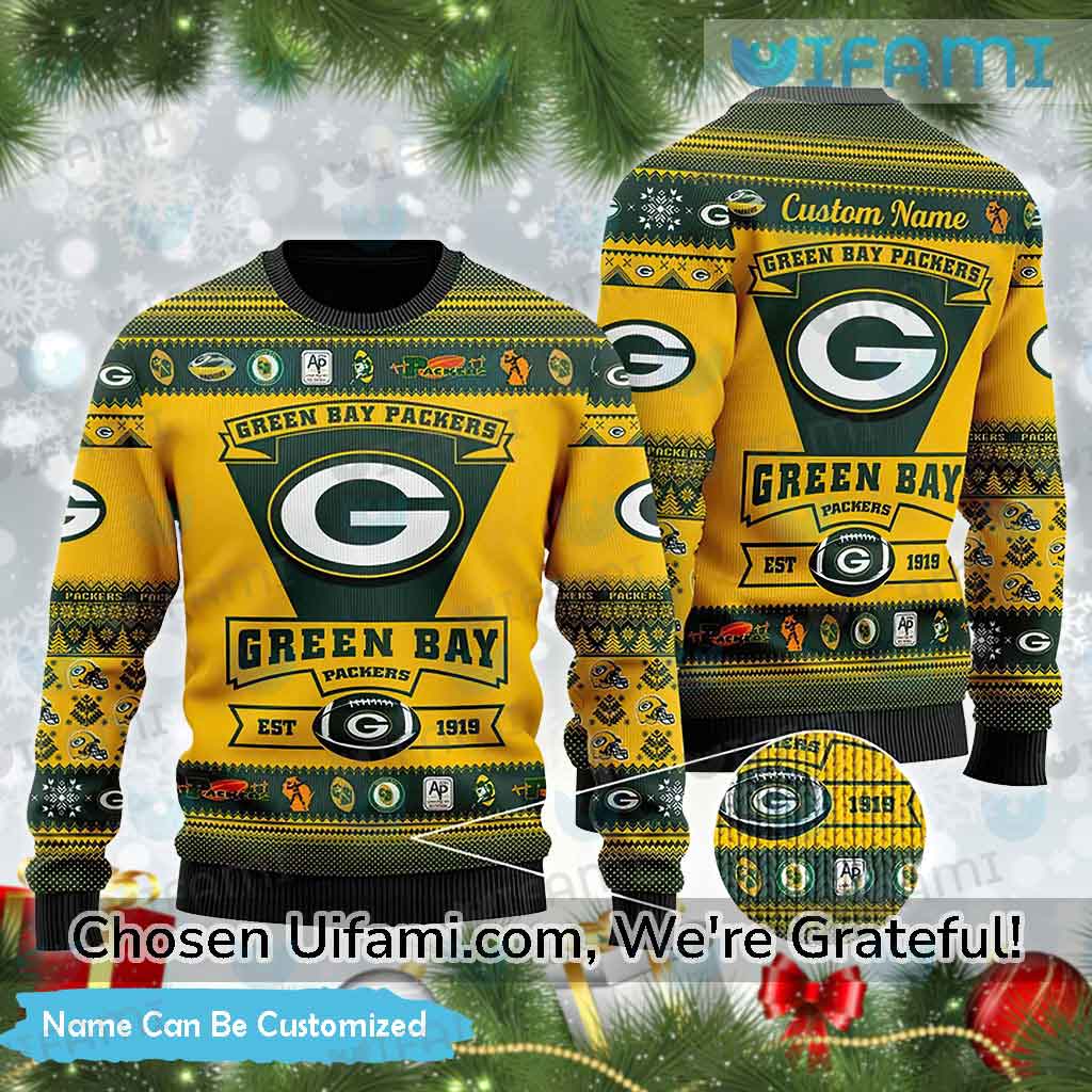 Customized Womens Green Bay Packers Sweater Amazing Packers Gift -  Personalized Gifts: Family, Sports, Occasions, Trending