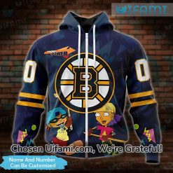 Customized Youth Boston Bruins Hoodie 3D Otto Reggie Rocket Gift Exclusive