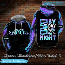 Dad By Day Gamer By Night Hoodie 3D Custom Gift For Dad