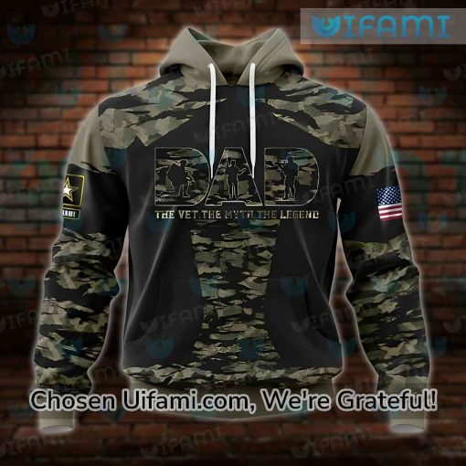 Dad Veteran Hoodie 3D The Vet Myth Legend Useful Gift For Dad