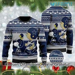 Dallas Cowboys Sweater Mens Perfect Peanuts Cowboys Gifts For Men