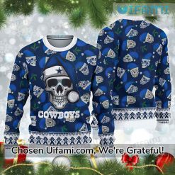 Dallas Cowboys Ugly Sweater Outstanding Skull Cowboys Gifts For Him