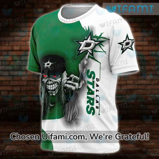 Dallas Stars Shirt 3D Beautiful Eddie The Head Dallas Stars Gift