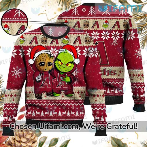 Dbacks Sweater Special Baby Groot Grinch Diamondbacks Gifts