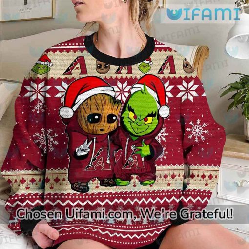 Dbacks Sweater Special Baby Groot Grinch Diamondbacks Gifts