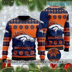 Denver Broncos Ugly Christmas Sweater Unique Broncos Gifts