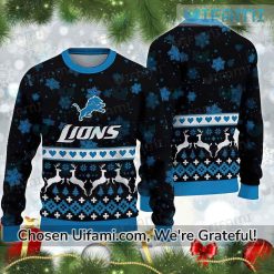 Detroit Lions Christmas Sweater Spirited Detroit Lions Gift