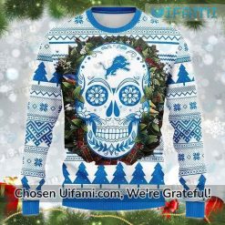 Detroit Lions Sweater Astonishing Sugar Skull Detroit Lions Gift