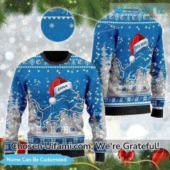 Detroit Lions Vintage Sweater Awe-inspiring Custom Detroit Lions Gift
