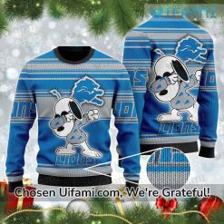 Detroit Lions Womens Sweater Useful Snoopy Detroit Lions Gift