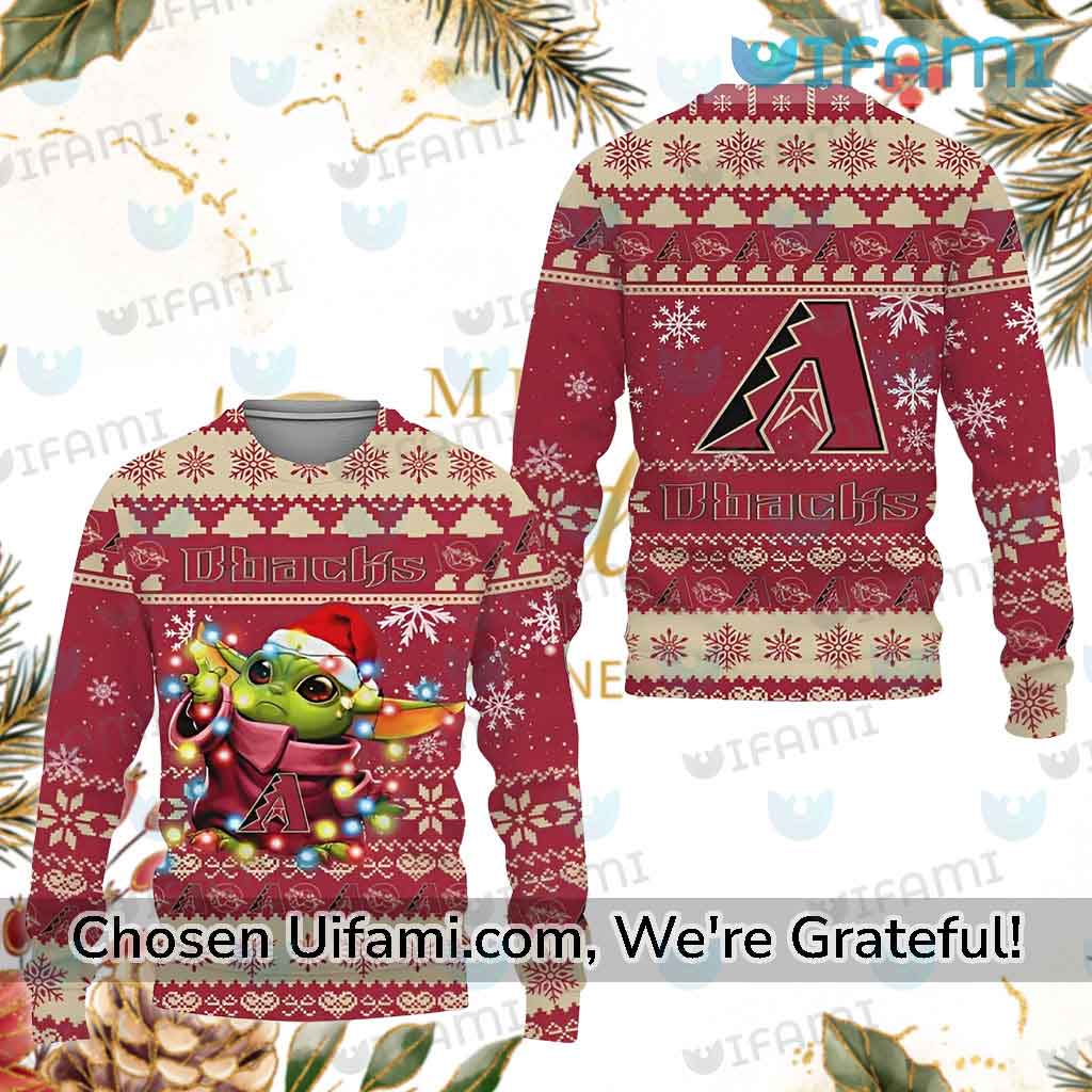 Diamondbacks Ugly Sweater Wonderful Baby Yoda Arizona Diamondbacks Gifts