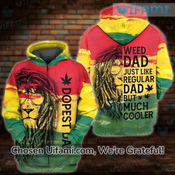 Dopest Dad Hoodie 3D Weed Dad Just Like Regular Dad But Cooler Last Minute Gift For Dad Exclusive