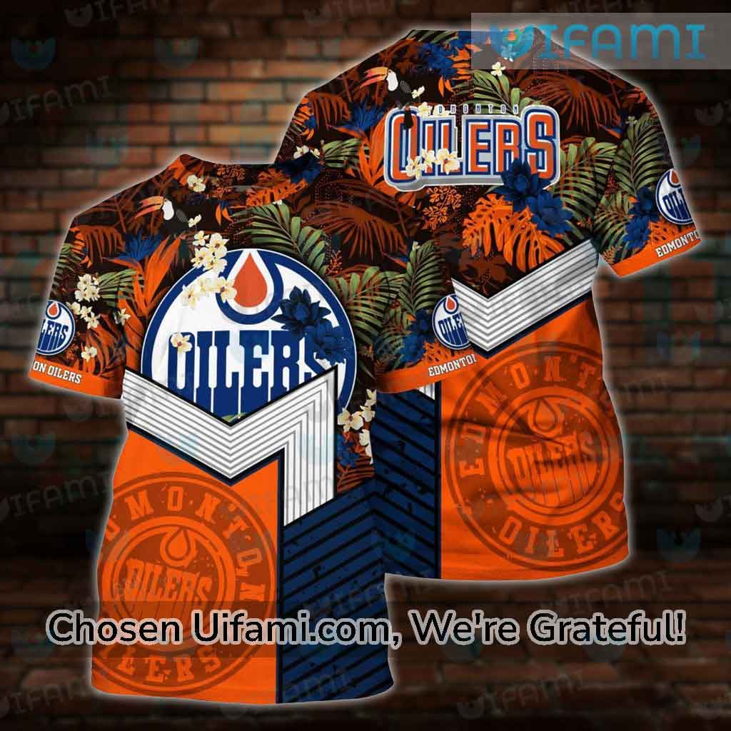 Oilers Tee 3D Excellent Eddie The Head Edmonton Oilers Gifts
