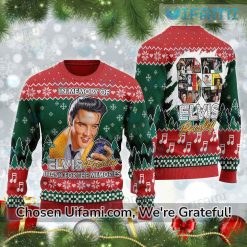 Elvis In Christmas Sweater Surprise In Memory Elvis Presley Christmas Gift