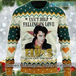 Elvis Presley Christmas Sweater Best Can't Help Elvis Presley Gifts For Him