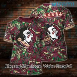 FSU Football Shirt 3D Spirited Florida State Seminoles Gifts