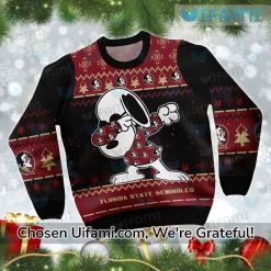 FSU Sweater Beautiful Snoopy Florida State Seminoles Gifts Exclusive