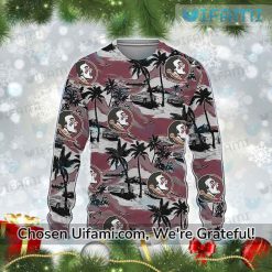 FSU Ugly Christmas Sweater Playful Seminoles Gift