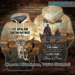 Father And Son Matching Hoodie 3D Hunting Partners For Life Best Gifts For Dad Exclusive