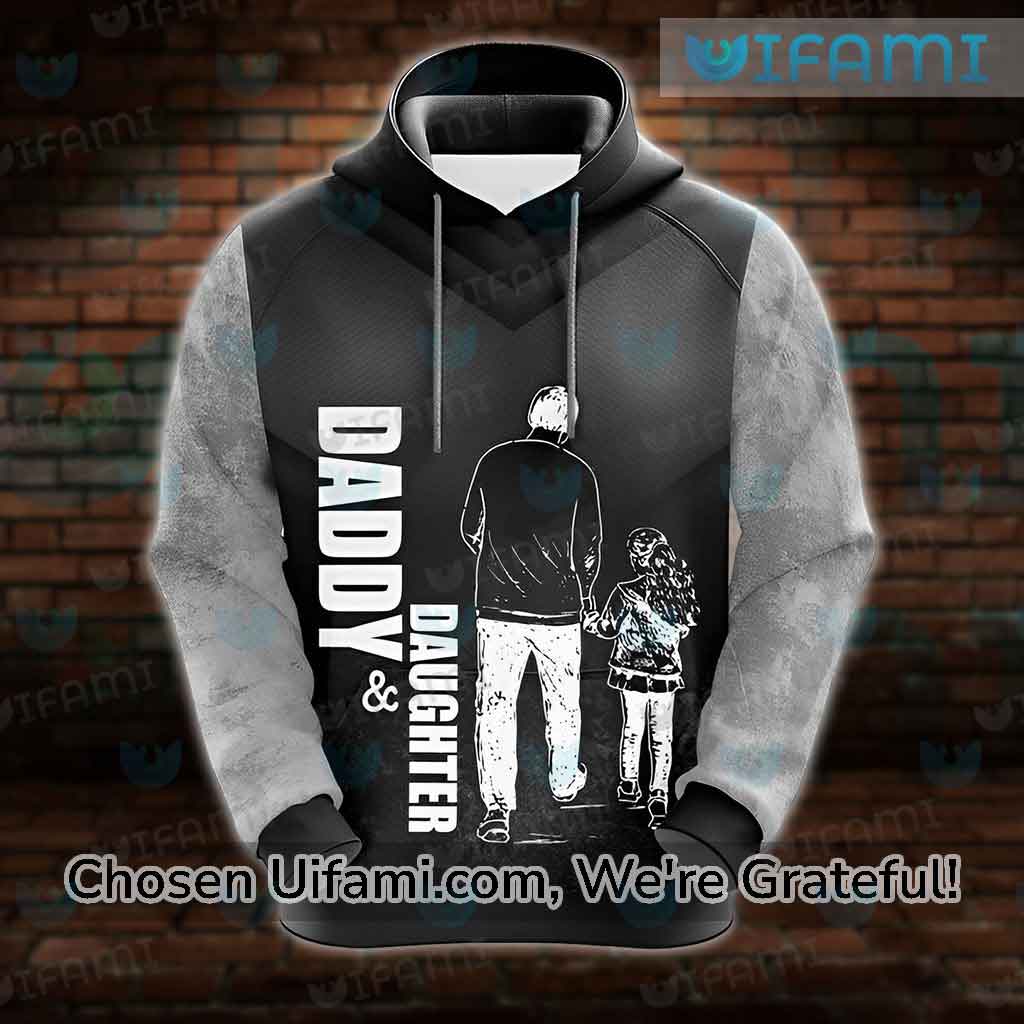 Father Daughter Matching Hoodie 3D Basic Christmas Presents For Dad