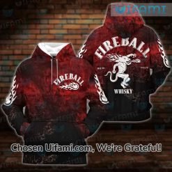 Fireball Hoodie 3D Simple Style Gift