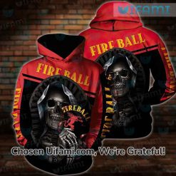 Fireball Hoodie 3D Surprising Pharaoh Skull Gift