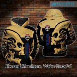 Florida Panthers Retro Hoodie 3D Cheap Skull Gift