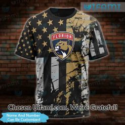 Florida Panthers Womens Shirt 3D Custom Last Minute USA Flag Gift