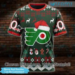 Flyers Dad Shirt 3D Personalized Christmas Philadelphia Flyers Gift