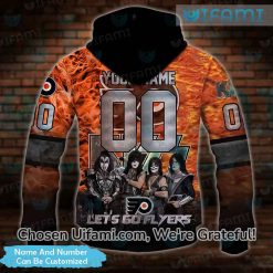 Flyers Mens Hoodie 3D Custom Kiss Band Gift Trendy