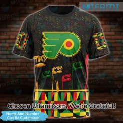 Flyers Womens Apparel 3D Custom Black History Month Philadelphia Flyers Gift Exclusive