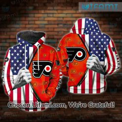 Flyers Zip Up Hoodie 3D Famous USA Flag Gift