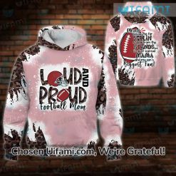 Football Mom Hoodie 3D Attractive Loud And Proud Cheap Mothers Day Gift Best selling