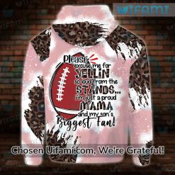 Football Mom Hoodie 3D Attractive Loud And Proud Cheap Mothers Day Gift Latest Model