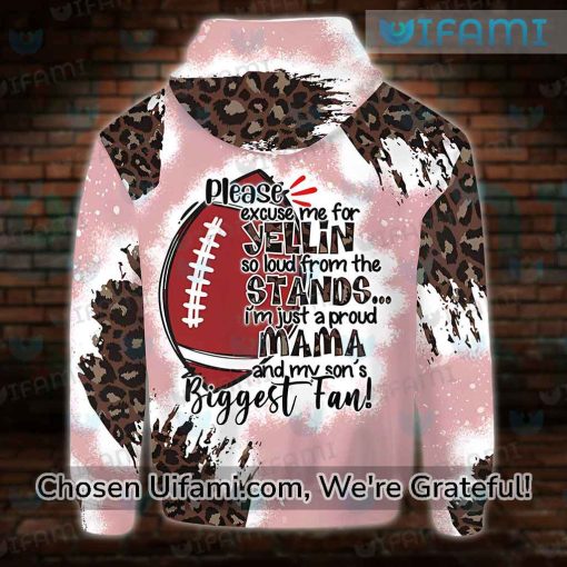 Football Mom Hoodie 3D Attractive Loud And Proud Cheap Mothers Day Gift